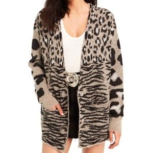 NWOT Wildfox | Animal Attraction Avani Cardi